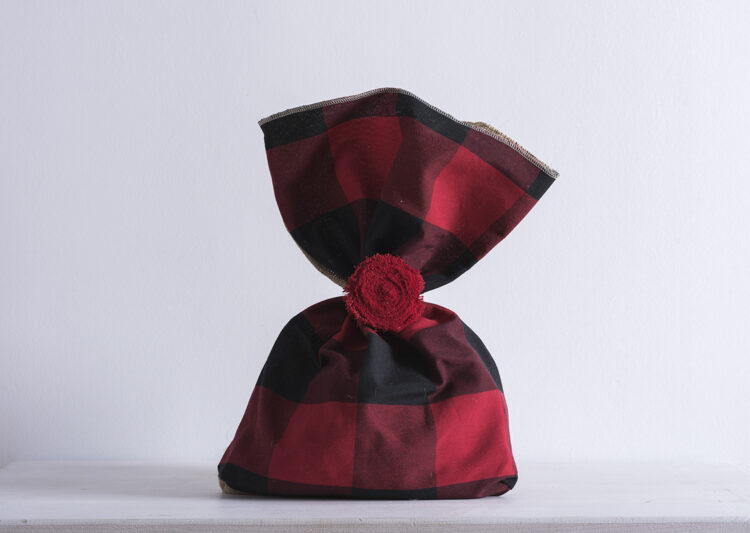 Beauty Home ΤΣΟΥΒΑΛΙ ΚΑΡΩ ΚΟΚΚΙΝΟΜΑΥΡΟ ΜΙΣΟ ΛΙΝΑΤΣΑ