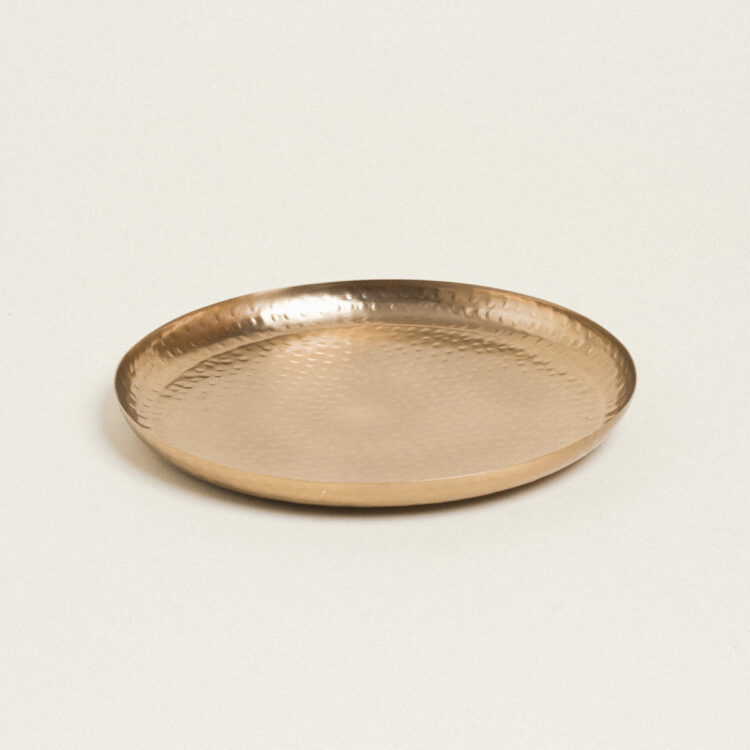 Beauty Home ΔΙΣΚΟΣ ΜΕΤΑΛΛΙΚΟΣ ΧΡΥΣΟΣ 26 cm