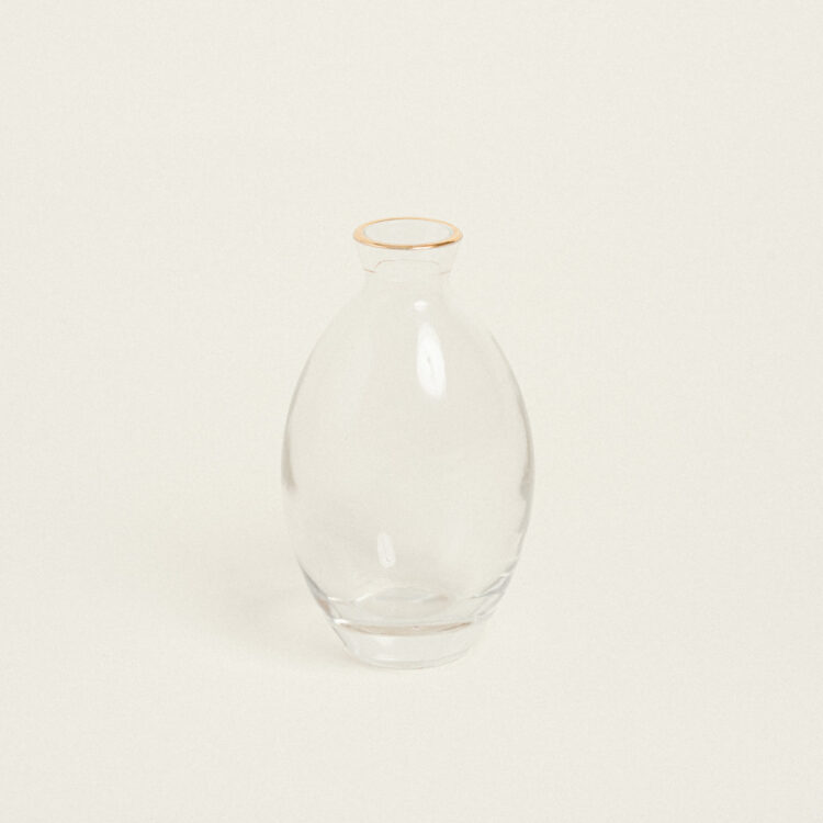 Beauty Home ΒΑΖΟ ΜΕ ΧΡΥΣΟ ΣΤΟΜΙΟ 12 x 6.9 cm