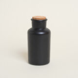 Beauty Home ΜΠΟΥΚΑΛΑΚΙ ΜΑΥΡΟ ΜΑΤ ΜΕ ΦΕΛΛΟ 17 x 8 cm 500 ml