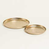 Beauty Home ΜΕΤΑΛΛΙΚΟΙ ΔΙΣΚΟΙ ΑΝΑΓΛΥΦΟΙ ΣΕΤ 2 ΤΕΜ