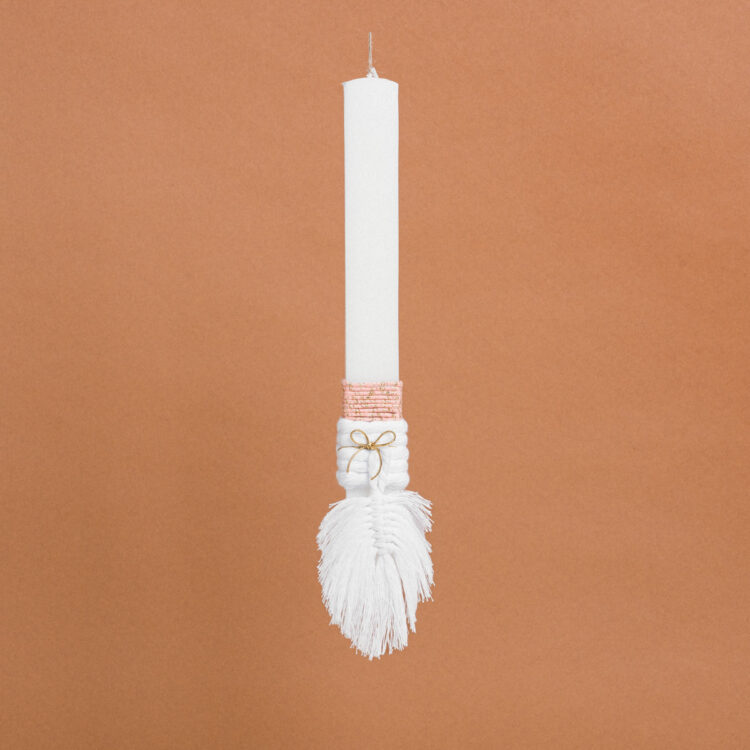 Beauty Home ΛΑΜΠΑΔΑ ΣΤΟΛΙΣΜΕΝΗ ΜΑΚΡΑΜΕ ΦΥΛΛΟ ΛΕΥΚΟ ΣΕ ΣΥΣΚΕΥΑΣΙΑ ΔΩΡΟΥ