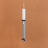 Beauty Home ΛΑΜΠΑΔΑ ΣΤΟΛΙΣΜΕΝΗ ΡΙΓΕ ΜΠΛΕ ΜΕ ΙΠΠΟΚΑΜΠΟ ΣΕ ΣΥΣΚΕΥΑΣΙΑ ΔΩΡΟΥ