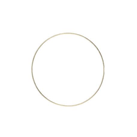 Beauty Home ΜΕΤΑΛΛΙΚΟΣ ΚΥΚΛΟΣ ΧΡΥΣΟΣ 20 CM