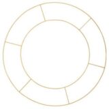 Beauty Home ΜΕΤΑΛΛΙΚΟΣ ΚΥΚΛΟΣ ΔΙΠΛΟΣ 60 CM