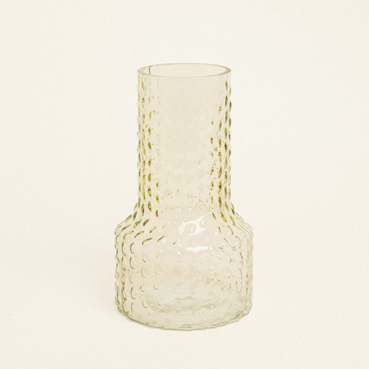 Beauty Home Βάζο Ανάγλυφο 13.8 x 24 cm  Πράσινο