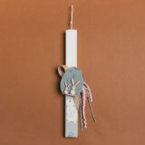 Beauty Home ΛΑΜΠΑΔΑ ΛΕΥΚΗ 33cm ΤΣΟΧΙΝΟ ΑΥΓΟ ΣΕ ΣΥΣΚΕΥΑΣΙΑ ΔΩΡΟΥ