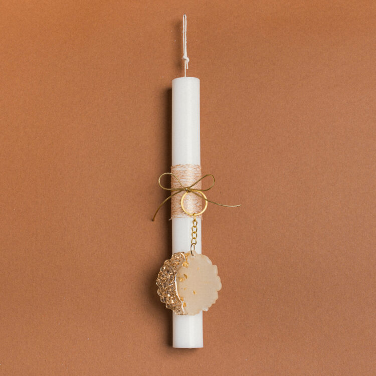 Beauty Home ΛΑΜΠΑΔΑ 25cm ΜΠΡΕΛΟΚ ΡΗΤΙΝΗΣ ΜΕ ΦΙΟΓΚΟ ΧΡΥΣΟ ΣΕ ΣΥΣΚΕΥΑΣΙΑ ΔΩΡΟΥ