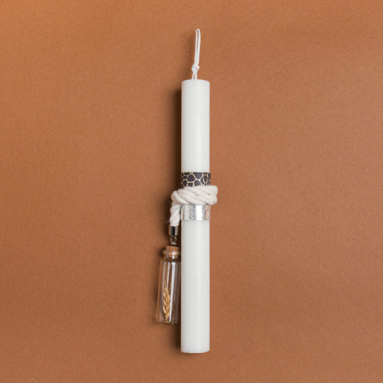 Beauty Home ΛΑΜΠΑΔΑ 25cm ΓΥΑΛΙΝΟ ΜΠΟΥΚΑΛΑΚΙ ΜΕ ΑΠΟΞΗΡΑΜΕΝΟ ΕΚΡΟΥ ΣΕ ΣΥΣΚΕΥΑΣΙΑ ΔΩΡΟΥ