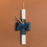 Beauty Home ΛΑΜΠΑΔΑ 33cm ΜΟΝΟΧΡΩΜΟΣ ΦΙΟΓΚΟΣ ΒΕΛΟΥΔΟ ΠΕΤΡΟΛ ΣΕ ΣΥΣΚΕΥΑΣΙΑ ΔΩΡΟΥ