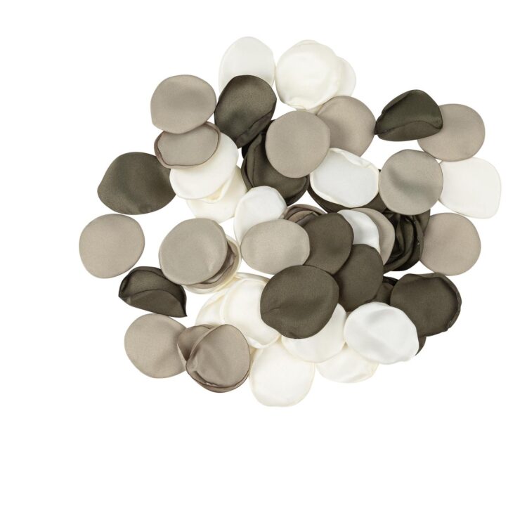 Beauty Home 60 Πέταλα Σατέν Εκρού