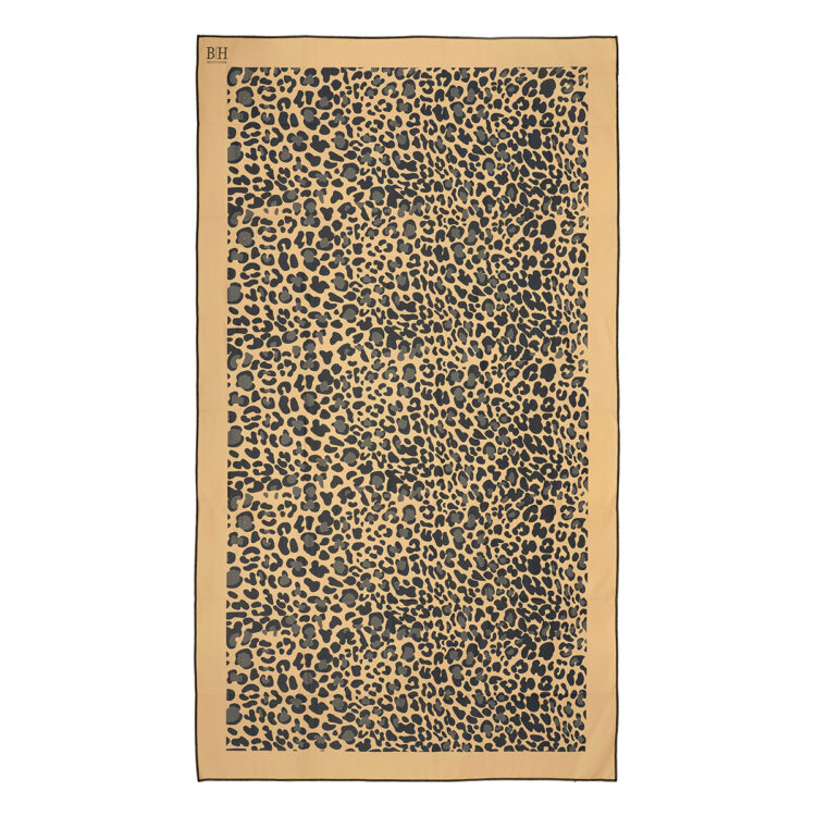 Beauty Home Πετσέτα θαλάσσης διπλής όψης Microfiber Art 2250 90x160 Μπεζ