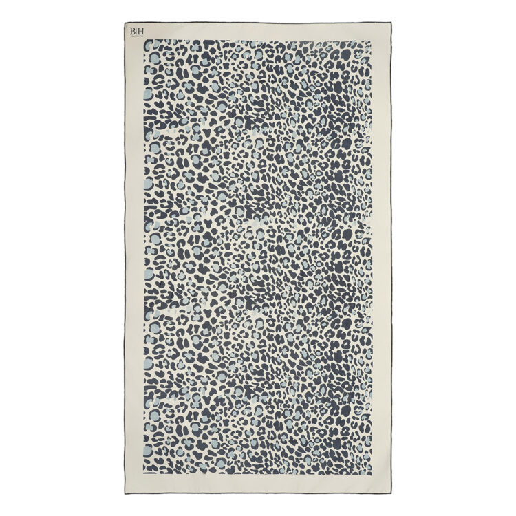 Beauty Home Πετσέτα θαλάσσης διπλής όψης Microfiber Art 2252 90x160 Γκρι