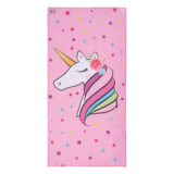Beauty Home Πετσέτα θαλάσσης διπλής όψης παιδική Microfiber Αrt 2266 Ροζ