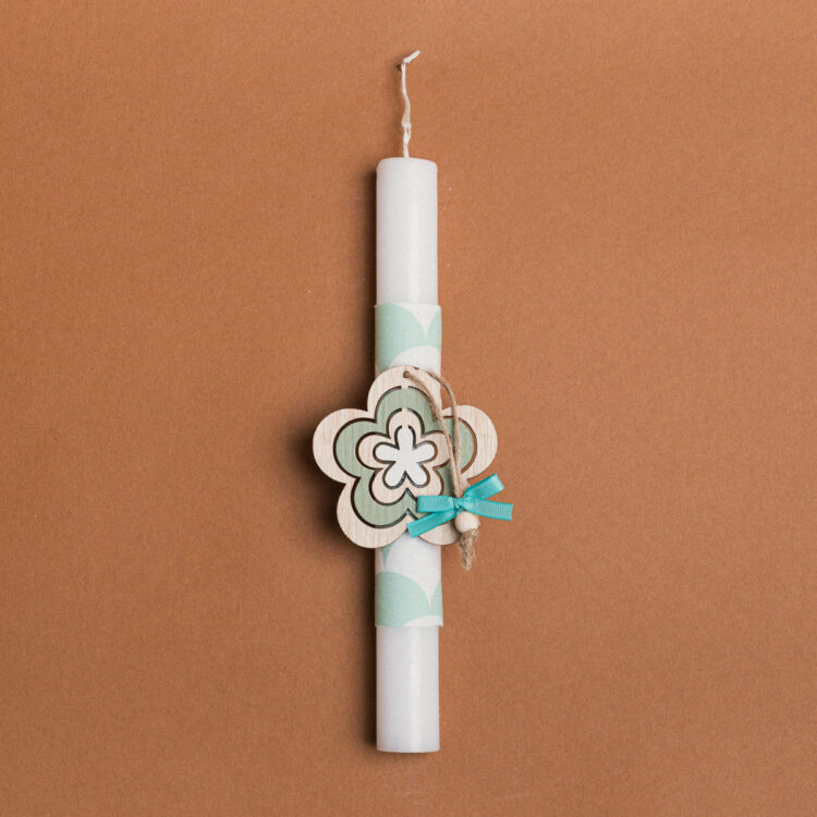 Beauty Home ΛΑΜΠΑΔΑ 25cm ΞΥΛΙΝΗ ΜΑΡΓΑΡΙΤΑ ΒΕΡΑΜΑΝ ΣΕ ΣΥΣΚΕΥΑΣΙΑ ΔΩΡΟΥ