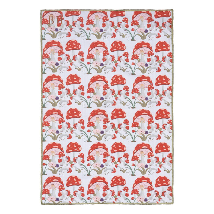 Beauty Home Πετσέτα κουζίνας διπλής όψης Microfiber Art 8653 40x60 Κόκκινο