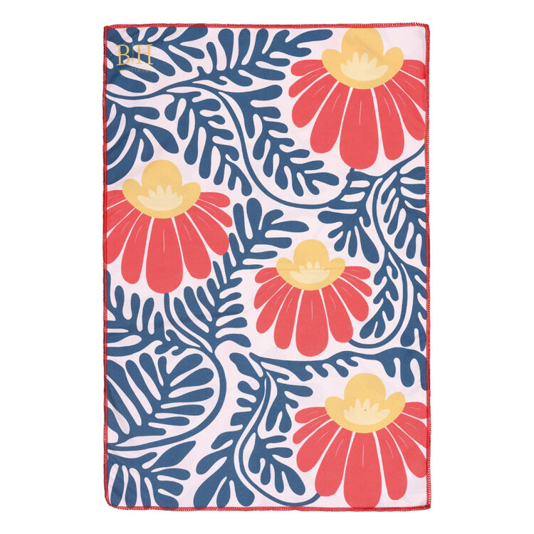 Beauty Home Πετσέτα κουζίνας διπλής όψης Microfiber Art 8657 40x60 Μπλε