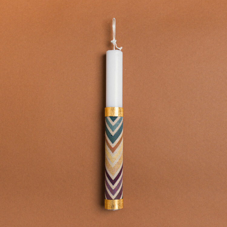 Beauty Home ΛΑΜΠΑΔΑ 25cm ΣΕΒΡΟΝ  ΠΟΛΥΧΡΩΜΟ ΣΕ ΣΥΣΚΕΥΑΣΙΑ ΔΩΡΟΥ