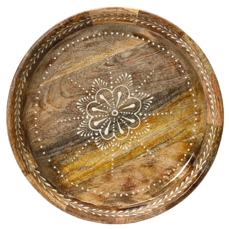 Beauty Home Δίσκος Ξύλο μάνγκο 20 x 5 cm