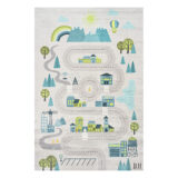 Beauty Home Χαλί παιδικό Fun Art 9560 135x180 Γκρι