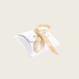 Beauty Home 10 ΧΑΡΤΙΝΑ ΛΕΥΚΑ ΚΟΥΤΑΚΙΑ ΜΕ ΣΑΤΕΝ ΚΟΡΔΕΛΑ 10×7