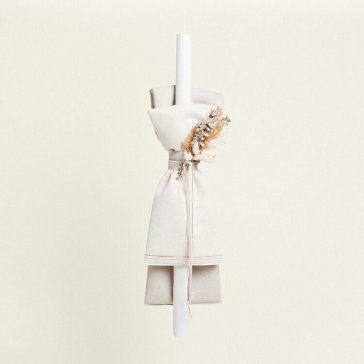 Beauty Home ΛΑΜΠΑΔΑ ΒΑΠΤΙΣΗΣ ΜΠΕΖ-ΕΚΡΟΥ ΧΡΥΣΟ ΛΟΥΡΕΞ ΜΕ ΑΠΟΞΗΡΑΜΕΝΑ