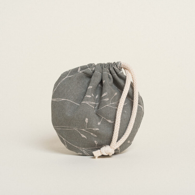 Beauty Home ΠΟΥΓΚΙ ΟΒΑΛ ΜΕ ΚΟΡΔΟΝΙ 13 x 14 cm  ΚΛΑΔΙΑ ΛΑΔΙ ΦΟΝΤΟ