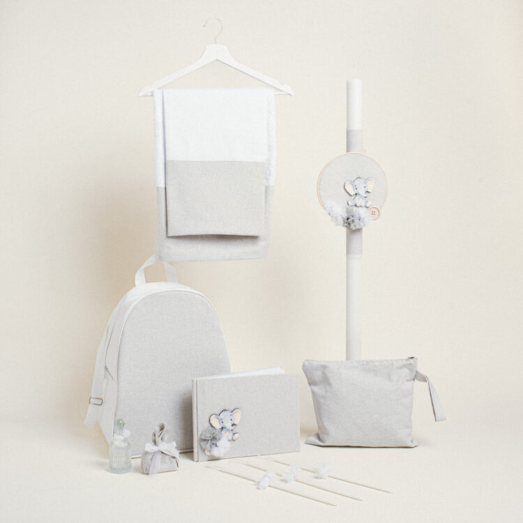 Beauty Home ΣΕΤ ΒΑΠΤΙΣΗΣ ΕΛΕΦΑΝΤΑΚΙ ΤΕΛΑΡΟ