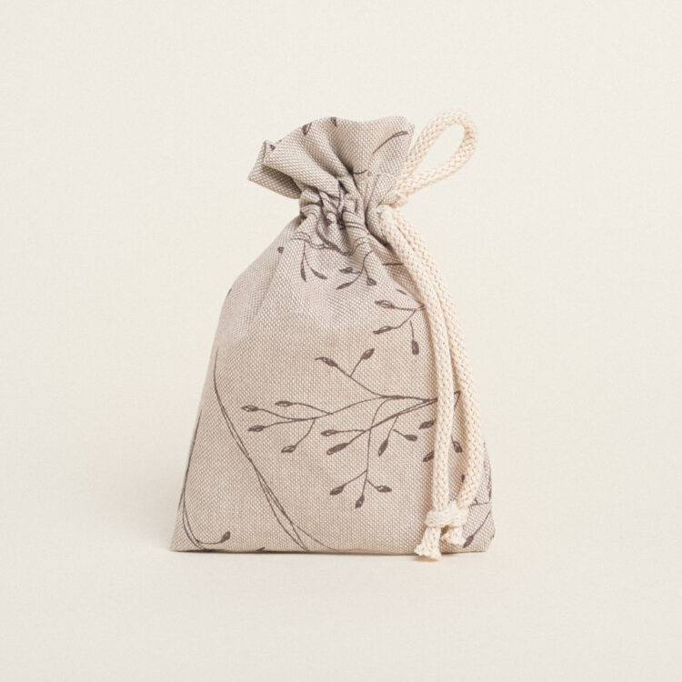 Beauty Home ΠΟΥΓΚΙ ΜΕ ΚΟΡΔΟΝΙ 12 x 17 cm  ΚΛΑΔΙΑ ΜΠΕΖ ΦΟΝΤΟ