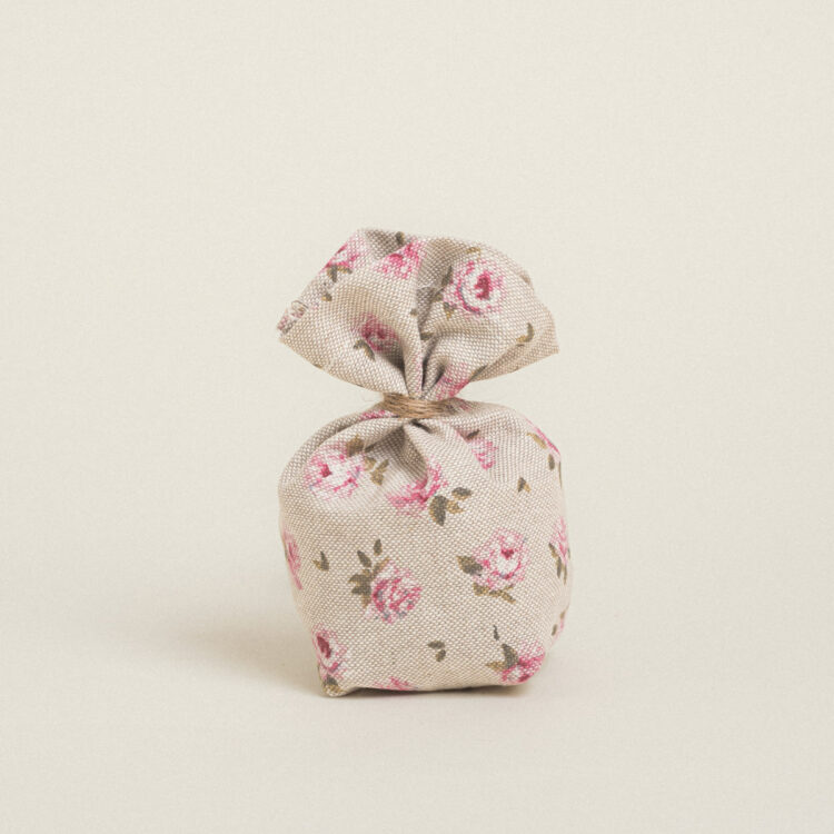 Beauty Home ΠΟΥΓΚΙ ΜΕ ΒΑΣΗ 8 x 12 cm ΜΙΝΙ ΦΛΟΡΑΛ ΜΠΕΖ