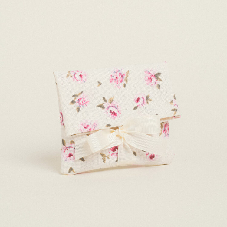 Beauty Home ΠΟΥΓΚΙ ΜΕ ΚΟΡΔΕΛΑ 12 x 17 cm ΜΙΝΙ ΦΛΟΡΑΛ ΕΚΡΟΥ