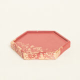 Beauty Home ΚΕΡΑΜΙΚΟ ΠΟΛΥΓΩΝΟ ΣΟΥΒΕΡ ΜΕ ΧΡΥΣΕΣ ΛΕΠΤΟΜΕΡΕΙΕΣ 9 x 10 X 1