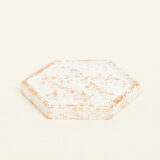 Beauty Home ΚΕΡΑΜΙΚΟ ΠΟΛΥΓΩΝΟ ΣΟΥΒΕΡ ΜΕ ΧΡΥΣΕΣ ΛΕΠΤΟΜΕΡΕΙΕΣ 9 x 10 X 1