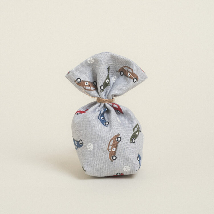 Beauty Home ΠΟΥΓΚΙ ΜΕ ΒΑΣΗ 8 x 12 cm  ΜΙΝΙ ΑΥΤΟΚΙΝΗΤΑΚΙΑ ΓΚΡΙ