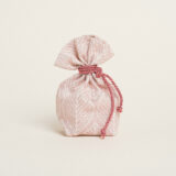 Beauty Home ΠΟΥΓΚΙ ΜΕ ΒΑΣΗ 8 x 12 cm ΖΑΚΑΡ ΦΥΛΛΟ ΡΕΤΡΟ LUREX ΣΑΠΙΟ ΜΗΛΟ