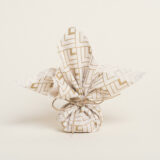 Beauty Home ΜΑΝΤΗΛΙ 27  x 27 cm ΕΚΡΟΥ ΧΡΥΣΟΙ ΚΥΒΟΙ