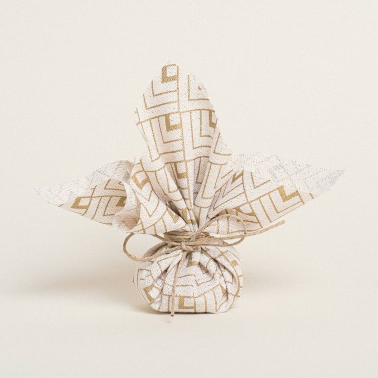 Beauty Home ΜΑΝΤΗΛΙ 27  x 27 cm ΕΚΡΟΥ ΧΡΥΣΟΙ ΚΥΒΟΙ