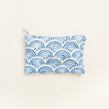 Beauty Home ΠΟΡΤΟΦΟΛΑΚΙ 9 x 16 cm ΜΠΛΕ ΚΥΜΑΤΑ