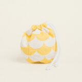 Beauty Home ΠΟΥΓΚΙ ΟΒΑΛ ΜΕ ΚΟΡΔΟΝΙ 13 x 14 cm ΓΟΡΓΟΝΕ ΚΙΤΡΙΝΟ