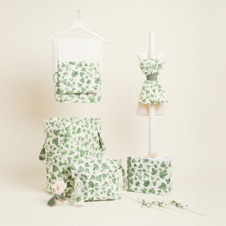 Beauty Home ΣΕΤ ΒΑΠΤΙΣΗΣ ΚΙΣΣΟΣ ΜΕ ΟΨΗ ΑΚΟΥΑΡΕΛΑΣ