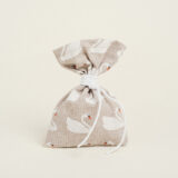 Beauty Home ΠΟΥΓΚΙ ΥΦΑΣΜΑΤΙΝΟ ΜΕ ΣΧΕΔΙΟ ΚΥΚΝΟΥΣ12 x 17 cm