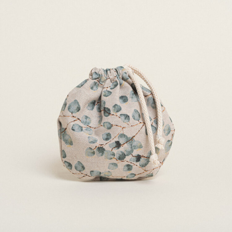 Beauty Home ΠΟΥΓΚΙ ΟΒΑΛ ΜΕ ΚΟΡΔΟΝΙ 13 x 14 cm  MINI ΕΥΚΑΛΥΠΤΟΣ