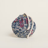 Beauty Home ΠΟΥΓΚΙ ΟΒΑΛ ΜΕ ΚΟΡΔΟΝΙ 13 x 14 cm ΜΠΛΕ ΦΛΟΡΑΛ