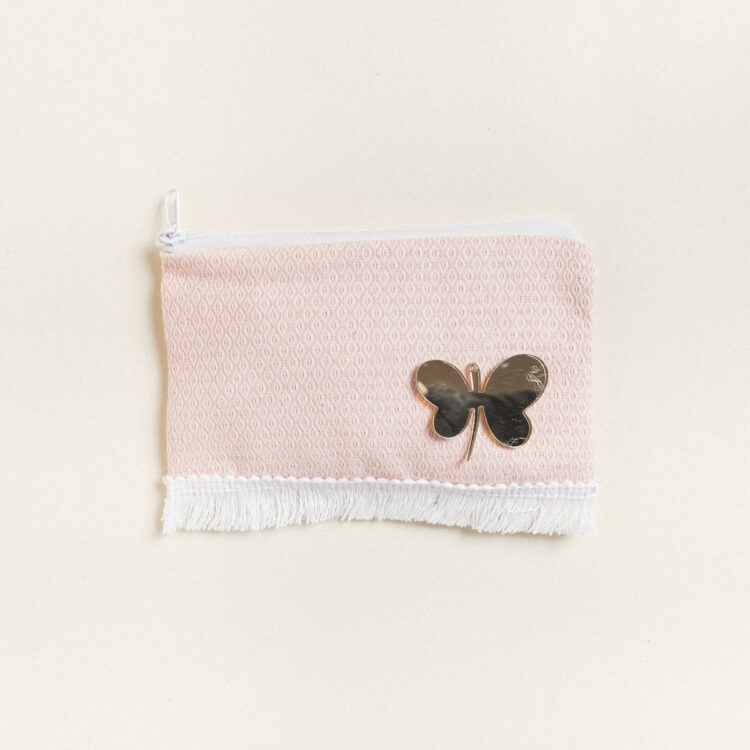 Beauty Home ΠΟΡΤΟΦΟΛΑΚΙ 9 x 16 cm ΚΕΝΤΗΜΑ ΡΟΜΒΟΣ ΡΟΖ