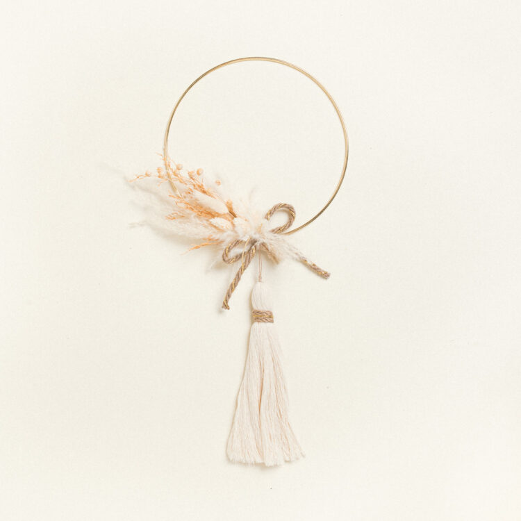 Beauty Home ΣΤΕΦΑΝΙ ΣΤΟΛΙΣΜΕΝΟ ΜΠΕΖ-ΧΡΥΣΟ ΜΕ ΑΠΟΞΗΡΑΜΕΝΑ