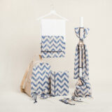 Beauty Home ΣΕΤ ΒΑΠΤΙΣΗΣ ΜΠΛΕ ΖΙΓΚΖΑΓΚ