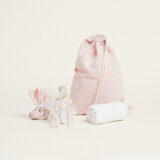 Beauty Home ΣΑΚΙΔΙΟ ΠΛΑΤΗΣ ΛΑΔΟΣΕΤ ΡΟΖ ΧΡΥΣΟ LUREX