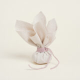 Beauty Home ΜΑΝΤΗΛΙ 27 x 27 cm ΕΚΡΟΥ ΧΡΥΣΟ LUREX