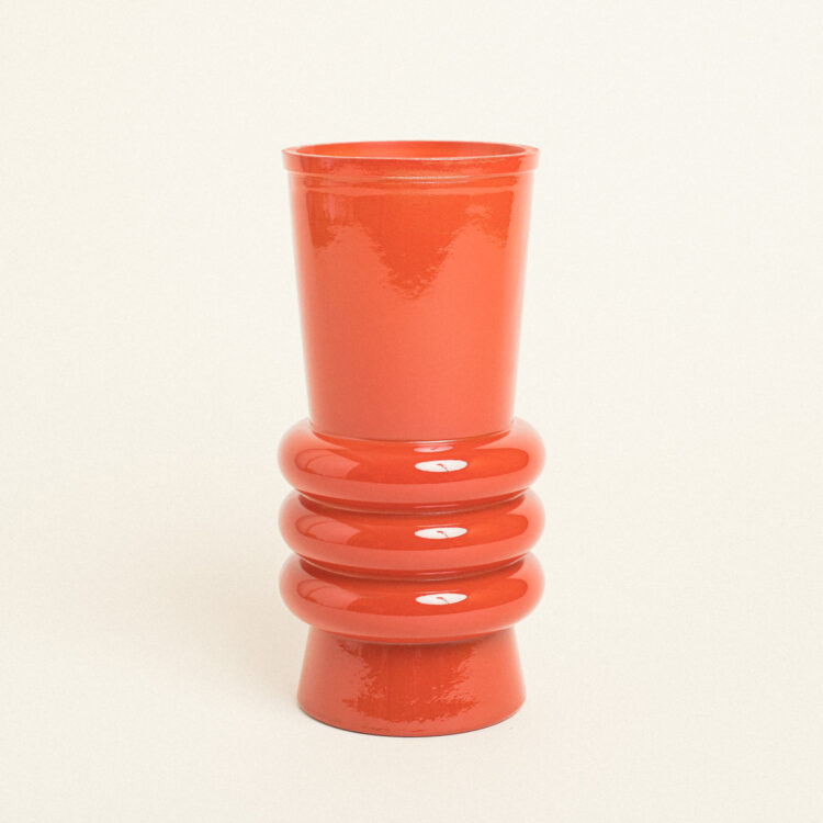 Beauty Home Γυάλινο Βάζο Ελάνη 25 CM