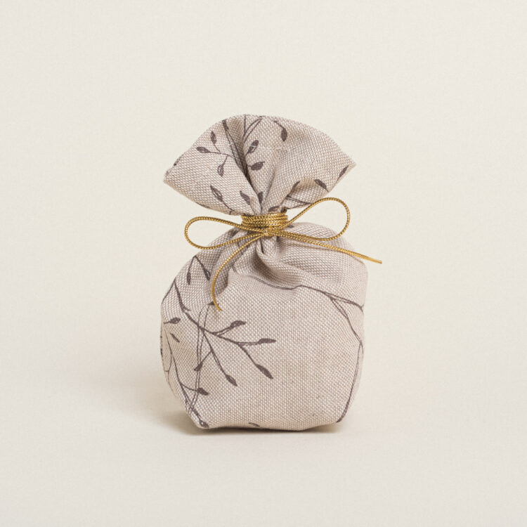 Beauty Home ΠΟΥΓΚΙ ΜΕ ΒΑΣΗ 8 x 12 cm  ΚΛΑΔΙΑ ΜΠΕΖ ΦΟΝΤΟ